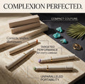4 Shades Multi-Color Concealer Pen, White Orange Green Purple Color Corrector, Lightweight Skin-Blending Texture, Evens Skin Tone for Natural Flawless Base, Ideal Spring & Summer Daily Makeup, 4.5g