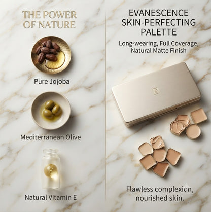 8 Shade Multi-Use Cream Concealer Palette, Concealing Brightening & Contouring All In One, Precise Full Coverage for Dark Under-Eye Circles, Long-Lasting Creaseless Natural Makeup for Base Priming & Midday Touch-Ups