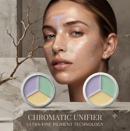 Multi-Tasking Color Corrector & Concealer Cream – 3-Color Waterproof Face Primer for Dark Circles, Spot Coverage, and Brightening Skin Tone