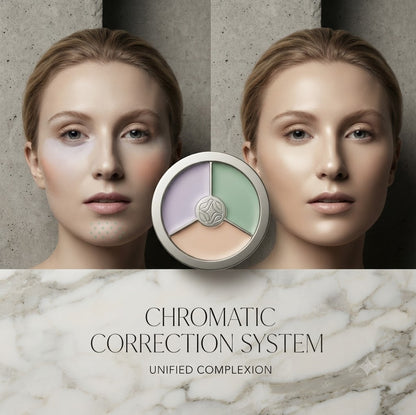 Multi-Tasking Color Corrector & Concealer Cream – 3-Color Waterproof Face Primer for Dark Circles, Spot Coverage, and Brightening Skin Tone