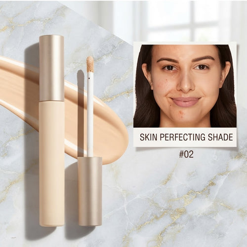 Natural Brightening 4 Shades Face Concealer, Coverage Concealer for Dark Circles, Daily Facial Makeup 5g/0.18fl.oz