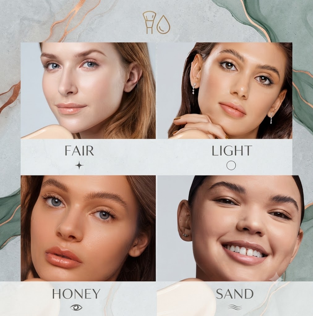 Natural Brightening 4 Shades Face Concealer, Coverage Concealer for Dark Circles, Daily Facial Makeup 5g/0.18fl.oz