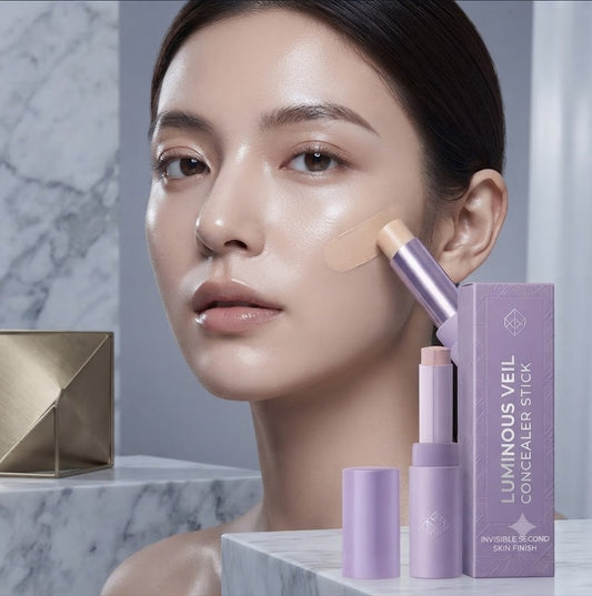 Natural Moisturizing Face Contour & Concealer Stick – Lightweight, Long-Lasting Cream Contour Makeup for Sculpting & Highlighting, Skin-Friendly Travel Size