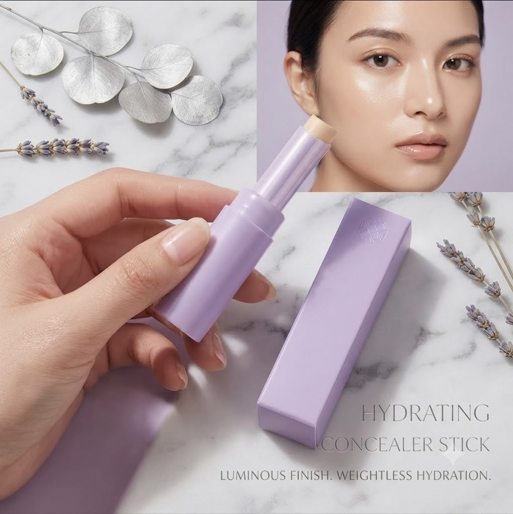 Natural Moisturizing Face Contour & Concealer Stick – Lightweight, Long-Lasting Cream Contour Makeup for Sculpting & Highlighting, Skin-Friendly Travel Size