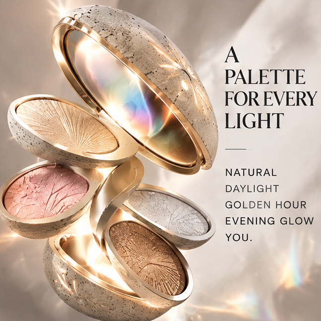 PRISMATIC LUMINOSITY PALETTE – Multi-Dimensional Highlighter, Blurs & Refines, Corrects & Enhances, Lightweight Texture with All-Day Luminous Finish