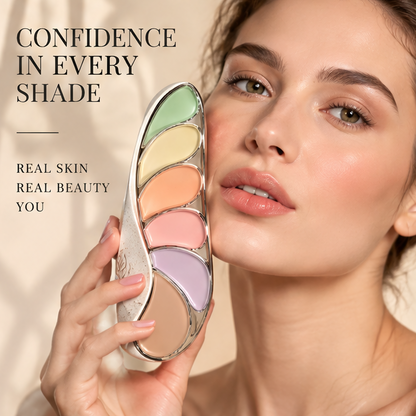 SPECTRUM CORRECTING PALETTE – Multi-Color Correcting Concealer, Balance, Brighten & Perfect, Skin Friendly with Natural Finish & All Day Confidence