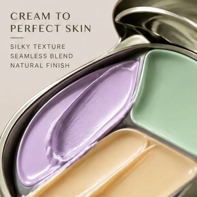 TRI-COLOR CORRECTING BALM – Balance, Natural Radiance, Refine Tone & Even Complexion, Reveal Your True Light with Skin in Harmony Compact
