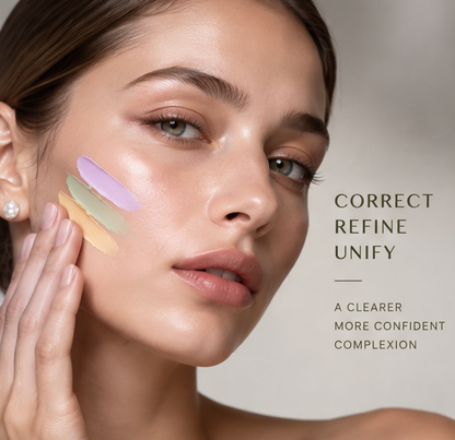 TRI-COLOR CORRECTING BALM – Balance, Natural Radiance, Refine Tone & Even Complexion, Reveal Your True Light with Skin in Harmony Compact